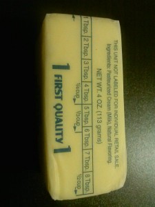 8 Tablespoons = 1/2 a cup