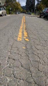 divided road